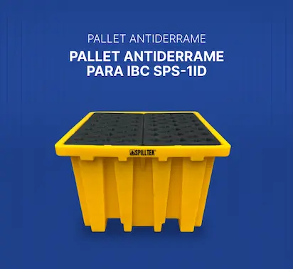 Pallet antiderrame para IBC SPS-1ID spilltek peru